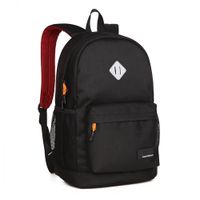ASPENSPORT Backpack, Water Resistant School Backpack for Women Men, College Student Rucksack fit 15.6 Inch Laptop, Lightweight Bookbag for Boys Girls, Daypack for Travel Outdoor Camping - Black