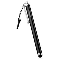 Insten Universal Stylus with 3.5mm Plug Cap Compatible with H Samsung Galaxy S10/Galaxy S9/S9+ Plus/s6 Edge Samsung Galaxy Note 4/Apple iPhone 6 Plus (5.5) Samsung Galaxy S IV/S4 i9500, Black