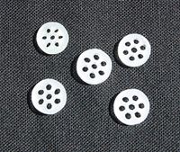 5 Pack Aura Honeycomb Frosted Clear Glass Screens 7-9mm Diameter - Made in USA