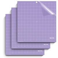 Nicapa StrongGrip Cutting Mat for Silhouette Cameo 4/3/2/1 (12x12 inch,3 Mats) Strong Adhesive Sticky Quilting Cricket Cut Mats Replacement Accessories for Silhouette Cameo