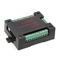 FUXU CNC USB MACH3 100Khz Breakout Board 4 Axis Interface Driver Motion Controller