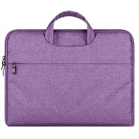 Jennyfly 13.3 inch MacBook Sleeve Case, Protection Handbag Case with Handle Laptop Sleeve Cover Briefcase 360° Protective MacBook Carrying Bag for 13-13.3 inch Laptop MacBook Tablet - Purple