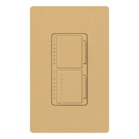 Lutron MA-L3T251-GS Maestro 300 Watt Single Pole Dimmer And Timer Switch, Goldstone