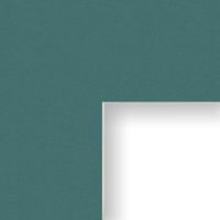 Craig Frames B530 8.5x11-Inch Mat, Single Opening for 5x7-Inch Image, Everglade with Cream Core