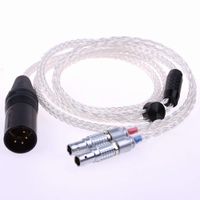 16 Cores Hi-end HIFI Cable 5n OCC Silver Plated Hybrid Cable For Focal Utopia Ultra Headphone (1.2M Silver Plated Cable, 4Pin XLR)