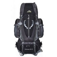Lucky Gourd 80L+5L Detachable Waterproof Outdoor Travel Hiking Trekking Camping Tactical Backpack Climbing Bag