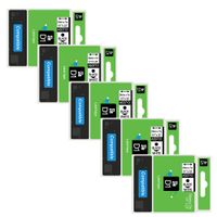 Refill Replace Dymo D1 Labels Tape 53713 S0720930,1 Inch(24mm) W x 23 Feet(7m) L, Black on White, Labeling Tape Compatible for DYMO LabelManager PnP 260P 210D 280 420 160 450D Label Maker, 5 Pack