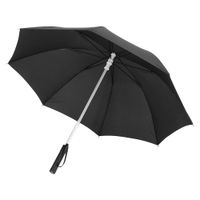 LED Umbrella, Battery Powered LED Umbrella Light 7 Color Changing LED Umbrella Flashlight for Safely Night Walking(Black)