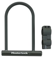 Master Lock 8184DSG U-Lock with Bracket, 8-1/4 Inch