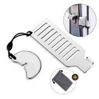 Portable Door Lock for Travel - Travel Door Lock Hotel Motel Door Lock School Lockdown Lock AirBNB Lock Door Jammer WUPPA（1 Pack）