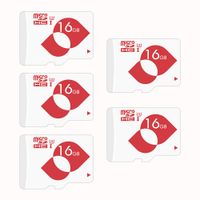 MENGMI Micro SD Card 16GB Class 10 U3 TF Card microSDHC Memory Card of 5 Pack with SD Adapter for Samsung Phone,Camera,Tablet,Phone,Nikon,Canon - 5 Pack(U3 16GB)