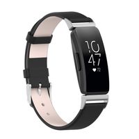 Weinisite Watch Band for Fitbit Inspire/Fitbit Inspire HR,Leather Replacement Band for Fitbit Inspire HR/Fitbit Inspire Fitness Tracker (# 2)