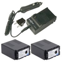 7800mAh Replacement 2x VW-VBG6H Battery and 1x Home Charger for PANASONIC VW-VBG6 AG-AC160A, AG-AC7, AG-AC130A, AG-AC160A, AG-HMC40, AG-HMC70, AG-HMC150 Camcorder Batteries