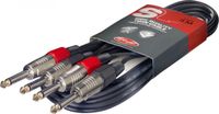 Stagg 20ft. Twin Cable - Phone Plug / Phone Plug