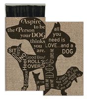 HomArt Fireplace Matches, Large, Man's Best Friend Design