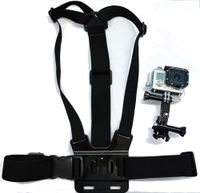 Navitech Adjustable Elastic Body Chest Strap Mount Belt Harness Compatible with The AKASO V50 Pro