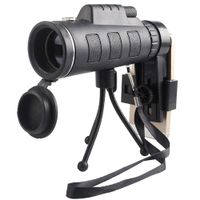 Markmall 40X60 HD Night Vision Waterproof Prism Monocular and Quick Smartphone Holder - Waterproof-for Bird Watching Hunting Camping Travelling Wildlife