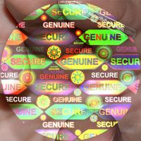 147 Seal Anything™ Transparent Circle Security Holograms .79"(20mm) 3D Protective Stickers