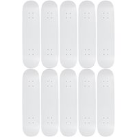 Moose 10 Count 7.5" Blank Skateboard Deck Dipped White 7-Ply Canadian Maple