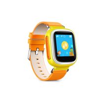 Kids Smart Watch Phone with GPS GSM Locator Touch Screen Tracker SOS for Kids Children (Yellow, Q60)
