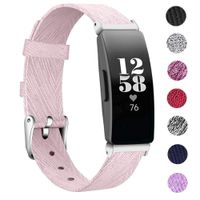EZCO Bands Compatible with Fitbit Inspire HR & Inspire, Woven Fabric Breathable Watch Strap Quick Release Replacement Wristband Accessories Women Man Compatible with Inspire Smart Watch