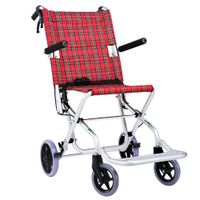LBYMYB Wheelchair Portable Travel Chair Aluminum Alloy Elderly Disabled Aircraft Travel Trolley Light Transport Folding Self-propelled Wheelchair