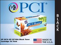 PREMIUM COMPATIBLES INC. Compatible Toner Cartridge Replacement for HP CE740A ( Black )