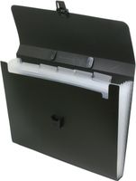 Bazic 6-Pocket Poly Expanding Case, Letter Size (Case of 24)