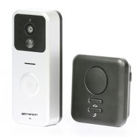 Emerson ER107001 Wifi Enabled Smart Video Doorbell with 2 Way Talk, Night Vision, Motion Activated Alerts