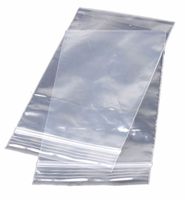 Bauxko 4" x 15" Reclosable Poly Bags, 4 Mil, 100-Pack (x-PB3719-100)