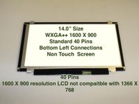 Lg Philips Lp140wd2(tl)(c1) Replacement LAPTOP LCD Screen 14.0" WXGA++ LED DIODE (Substitute Only. Not a ) (LP140WD2-TLC1)