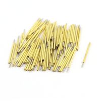 uxcell 100 Pieces P50-B1 Dia 0.68mm 75g Pressure Spring Test Probe Pin