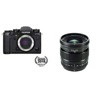 Fujifilm X-T3 Mirrorless Digital Camera (Body Only) - Black + Fujinon XF16mmF1.4 R WR