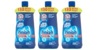 Finish Jet-Dry Dishwasher LALBi Rinse Aid Agent, 210 washes, 23 oz, Removes Spots, Glass Protection, 23 oz (3 Pack)