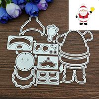 Santa Claus Metal Cutting Dies Stencils For Card Making Decorative Embossing Suit Paper Cards Stamp DIY