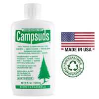 Sierra Dawn Campsuds Biodegradable Soap - All Purpose Cleaner for Camping, Hiking, Backpacking, Household - Perfect Liquid Soap for Camping Dishes, Shower, Shampoo, Hand (4oz)
