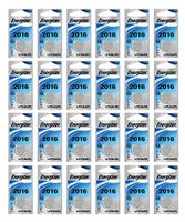 24x Energizer CR2016 Batteries 3v Lithium Carded Coin Button Battery FRESH