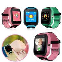 Zippem Waterproof Smart Wrist Watch Phone Children Tracker SOS Call With C Smart Watches