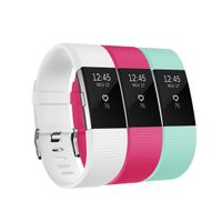 Fundro Replacement Bands Compatible with Fitbit Charge 2, Classic & Special Edition Adjustable Sport Wristbands (008, Large)