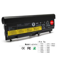 LQM 11.1V 94Wh/8.4Ah New Laptop Battery for Lenovo ThinkPad 55++ T410 T420 E420 T510 T510i T520 T520i W510 W520 57Y4186 42T4799 42T4798