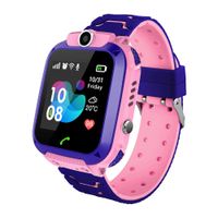 LIGE Kids Smart Watch Phone, Smartwatch IP67 Waterproof SOS Anti-Lost Remote Camera SIM Card GPS Watch for Children 3-12 Years Old Children, Pink