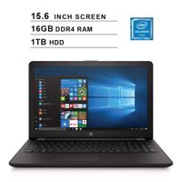 2019 Premium Flagship HP Pavilion 15.6 Inch Laptop (Intel Celeron N4000 up to 2.6GHz, 16GB DDR4 RAM, 1TB HDD, Intel UHD 600, WiFi, Bluetooth, HDMI, DVD, Windows 10) (Renewed)