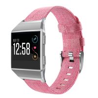 OenFoto Sport Bands Compatible Fitbit Ionic, Adjustable Nylon Wristband Replacement Watch Band Strap Accessory Bracelet for Fitbit Ionic Smart Watch, Large Small