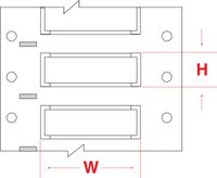 Brady 3PS-1500-2-WT-S PermaSleeve Wire Marking Sleeves, 2.433" Height, 2.00" Width, Polyolefin (B-342) White (Roll of 100)