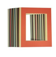 Golden State Art, Pack of 20 Mixed Colors 11x14 Picture Mats Matting with White Core Bevel Cut for 8x10 Pictures