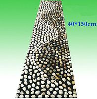 WE&ZHE Pebble, Yuhua Stone Massage Pad, Cobblestone Foot Massage Pad, Massage Blanket, Massage Trail, Blanket (40150CM)