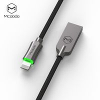 Smart LED 4FT/1.2M Auto Disconnect nylon Braided Sync Charge USB Data Cable Compatible Phone XS Max/XS/8/ 7/7 Plus, 6/6 Plus, 6s/6s Plus, 5s/5c/5, iPad Pro/Air 2,iPad mini 4/3/2,iPod (4FT Dark Gray)
