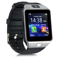 Aeifond Smart Watch - DZ09 Touchscreen Bluetooth Smartwatch Wrist Watch Fitness Tracker with Camera Pedometer SIM TF Card Slot Compatible Samsung Android iPhone iOS Kids Women Men (Silver)