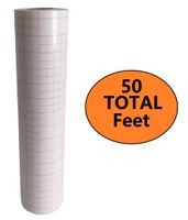 Frisco Craft 12" x 50 FT Premium Clear Transfer Paper Tape - Application Tape Roll for Perfect Alignment of Silhouette Cameo, Cricut Adhesive Vinyl for Decals