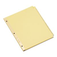 Avery 11308 Preprinted Dividers, 1-31 Tabs, 8-1/2 x 11, Buff Color, 31 Tabs/Set